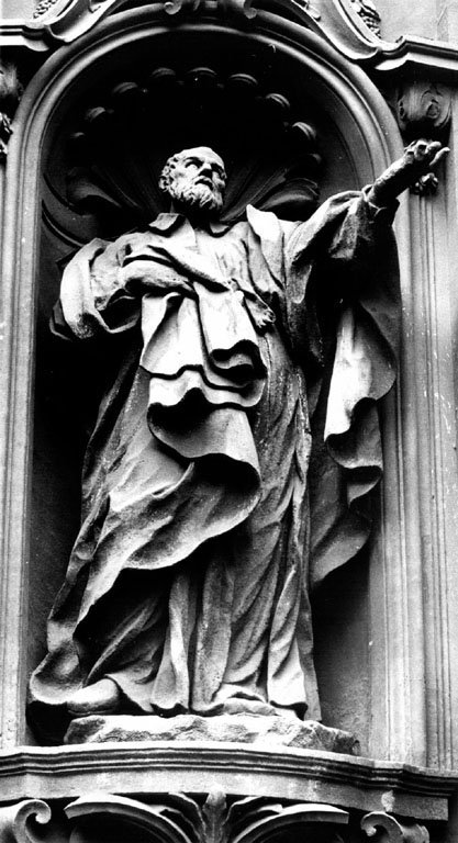 San Filippo Neri (statua) di Campana Paolo (attribuito) (secc. XVII/ XVIII)